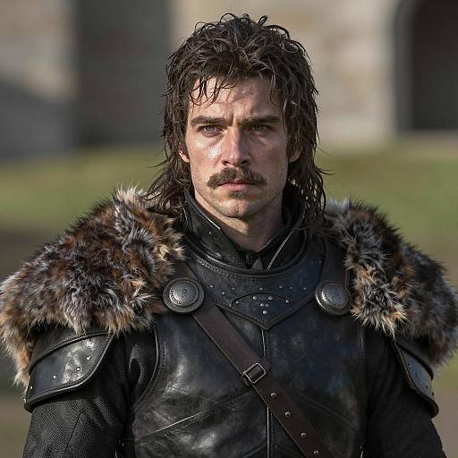 Jon Snow Costume Photorealistic Portrait