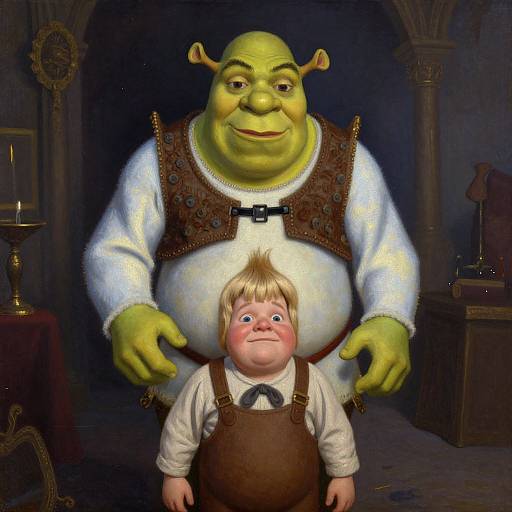 Retro VHS Style Shrek Lord Farquad