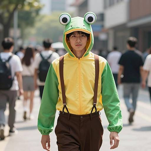 Urban Jiminy Cricket Costume Photography