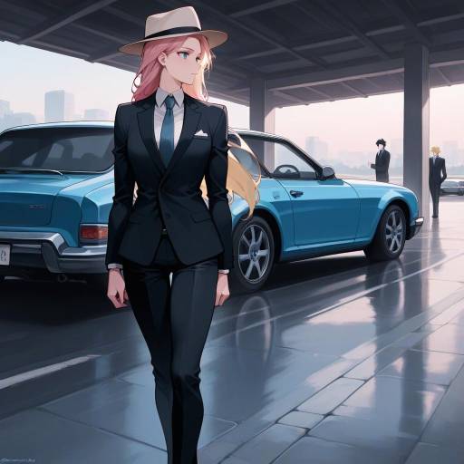 Jonathan Joestar in a Stylish Motor Vehicle