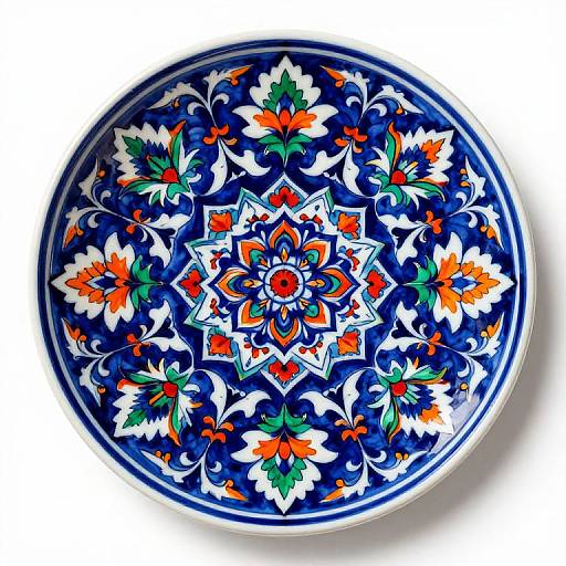 Vibrant Iznik-Inspired Turkish Trivet