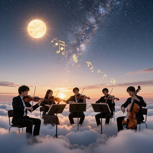 Symphony on Celestial Clouds