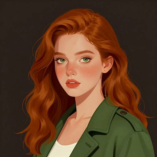 Captivating Portrait of a Young Woman