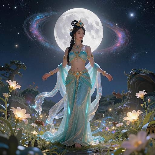 Chang'e: Goddess of the Moon Illustration