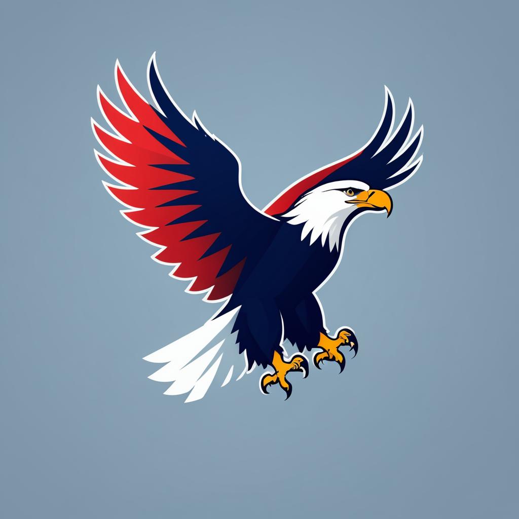 Majestic Bald Eagle Logo Design