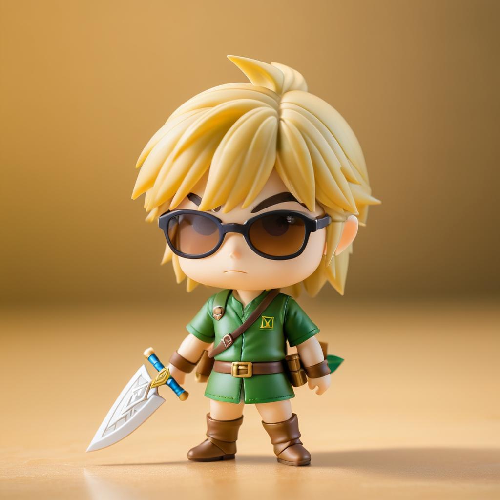 Stylized Link Nendoroid Figure Photography