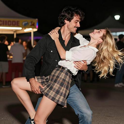 Joyful Night Dance of Lovers