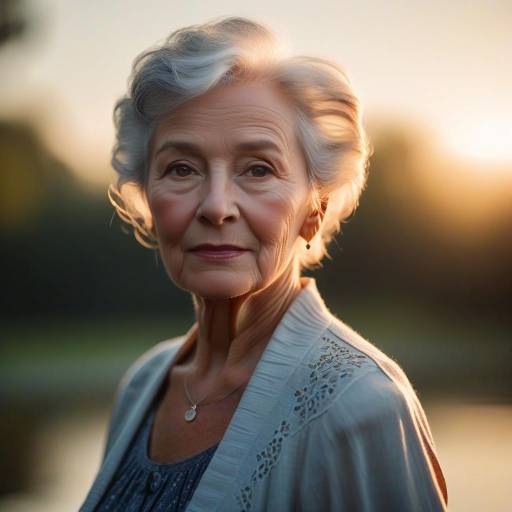 Elegant Portrait of a Senior Woman