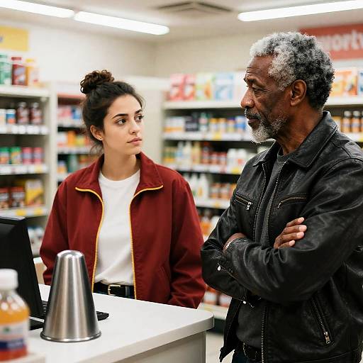 Portrait of Diverse Encounters in Store