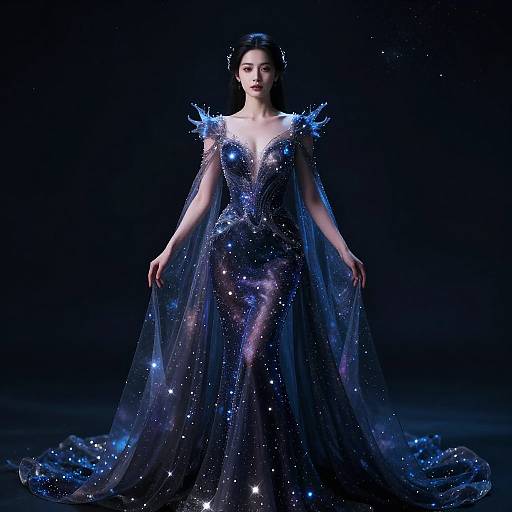 Cinematic Celestial Empress Portrait