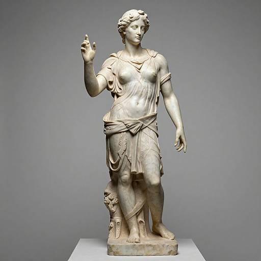 Retro Roman Statue Inspired by Rick Owens