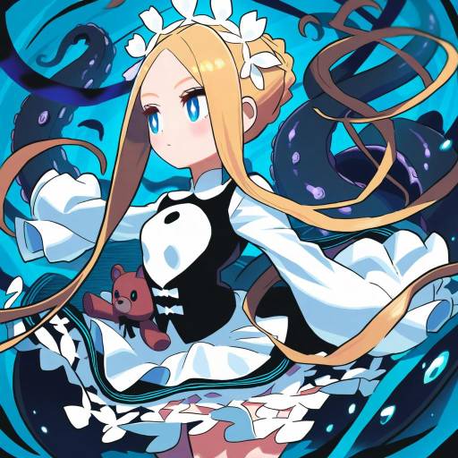 Illustration of Abigail williams (festival outfit) (fate), fate/grand order in the style of Gashi-gashi