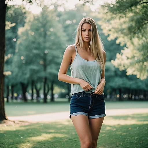 Outdoor Fashion Portrait in Park