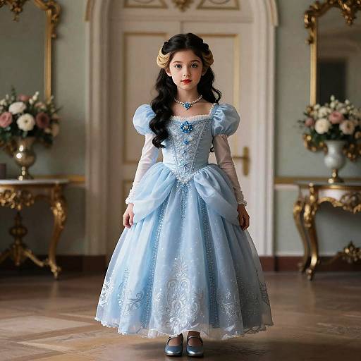 Ornate European Princess Portrait