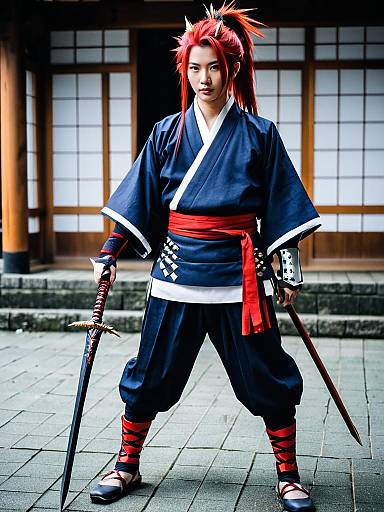 Cosplay photo of mori nagayoshi (fate). Costume clothes
