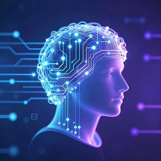 Abstract AI Data Filter Visualization