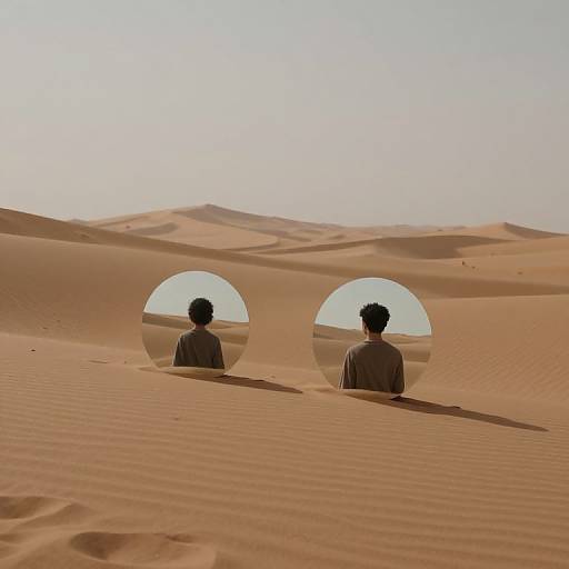 Surreal Desert Duality Reflection