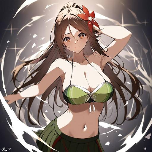 Illustration of Amagi (kancolle), kantai collection in the style of Reia 76