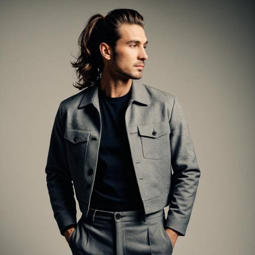 Stylish Man Portrait in Studio Setting