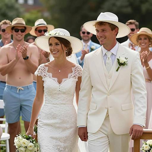 Joyful Wedding Celebration Under The Sun