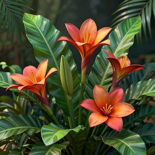 Hyper-Realistic Tropical Flowers Render