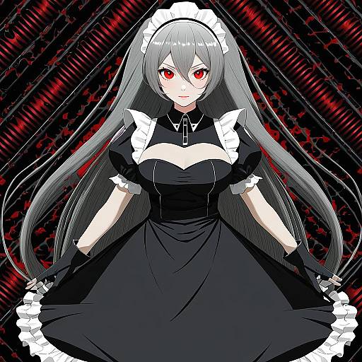 Illustration of Alexandrina sebastiane, zenless zone zero in the style of Rangu