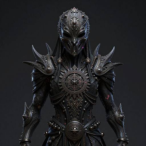 Corrupt Spirit Shaman in Alien Mask