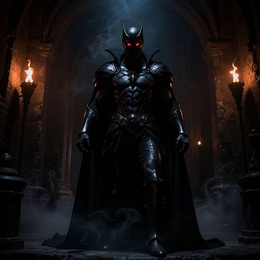 Vampire Emerging in Ancient Dungeon