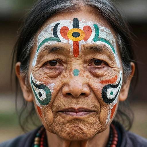 Ancient Folklore Inspired Face Paint