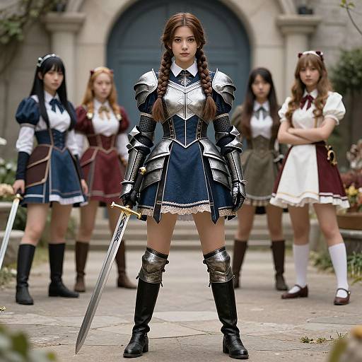 Alice in Wonderland Knight Portrait