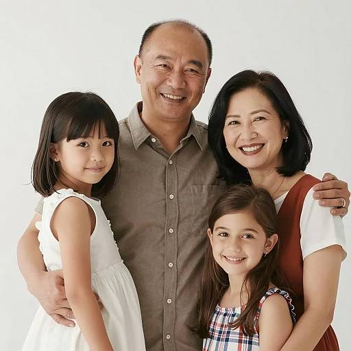 Heartwarming Family Portrait Smiles