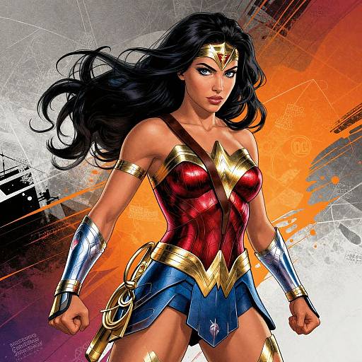 Dynamic Wonder Woman Overwatch Style