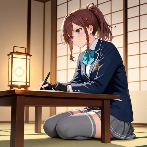 Admiral Kancolle in Intimate Indoor Scene