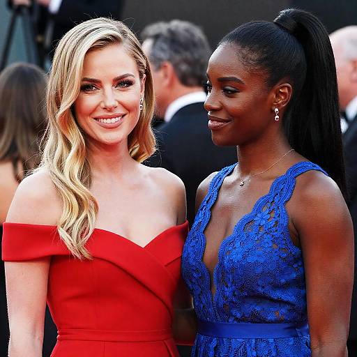Joyful Portrait of Two Women Together