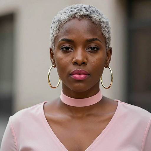 Elegant Portrait of African Woman