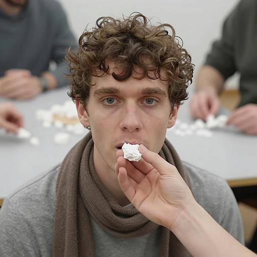 Man Receiving Unidentified Substance