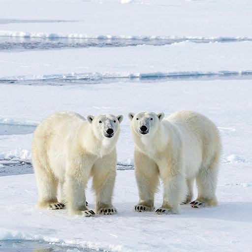 Polar Bears on Arctic Ice