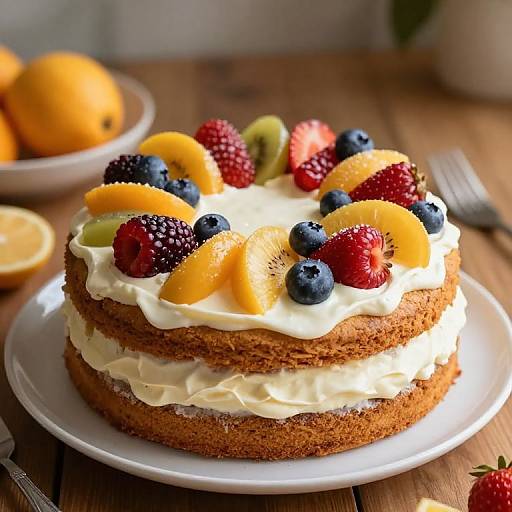 Fruit-Topped Naked Cake Celebration