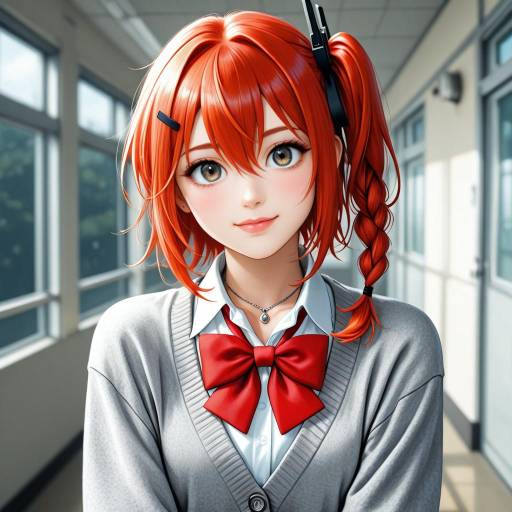Anime Character: Adachi Rei in School Uniform