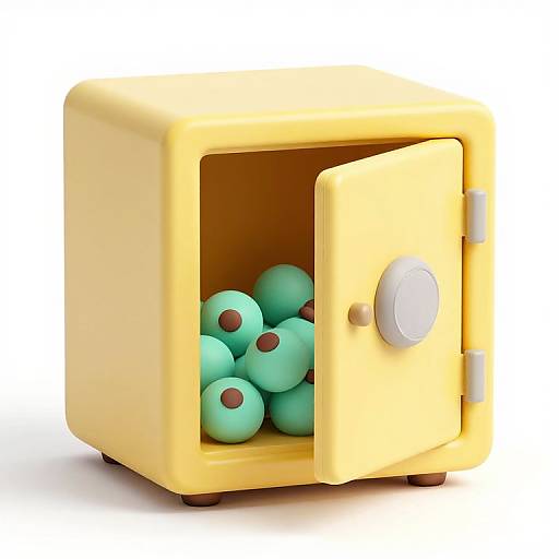 Mint Chocolate Chip Secure Safe Box