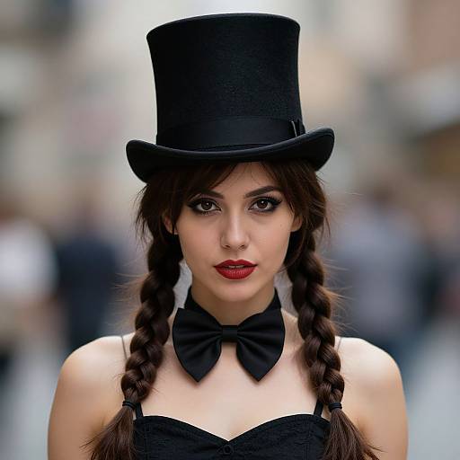Realistic Dark Mad Hatter Woman