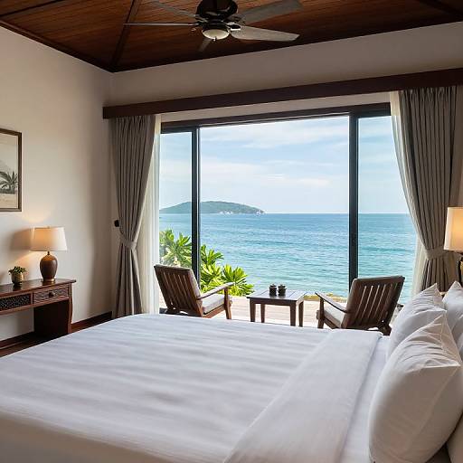 Ocean View Bedroom in Kamala