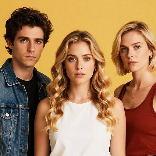 Three Diverse Individuals in Portrait