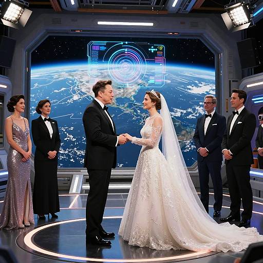 Elon Musk's Futuristic Space Wedding