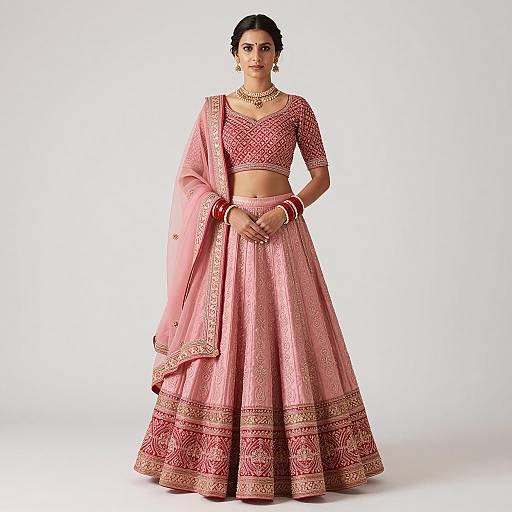 Elegant Indian Wedding Dress Photography