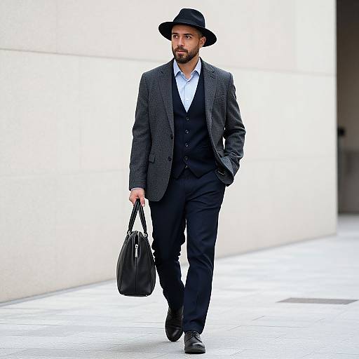 Stylish Man in Casual Outfit