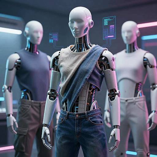 Surreal AI Declothing Digital Art