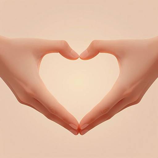 Abstract Self Love Heart Emblem