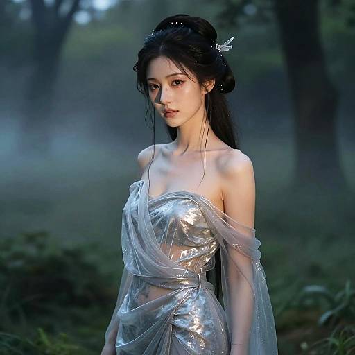 Grecian Updo on Mystical Nymph