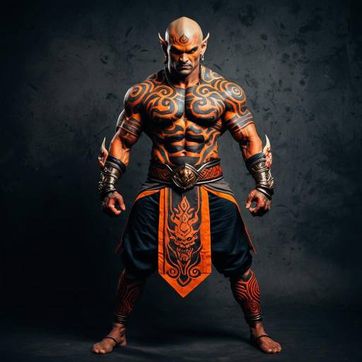 Muscular Demon Cosplay Costume Design